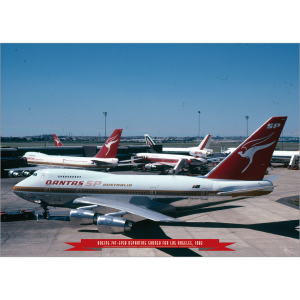 Qantas Boeing 747-SP38 Art Print