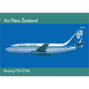 Air New Zealand Boeing 737-219A Art Print