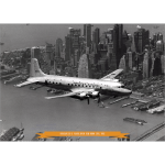 American Airlines DC-6 over New York 1956