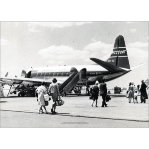 Ansett-ANA Vickers V.747 Viscount - ex BAT - Art Print