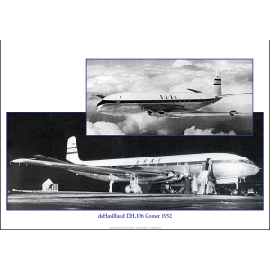 BOAC deHavilland DH.106 Comet Art Print