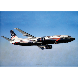 British Airways Boeing 737-436 Art Print