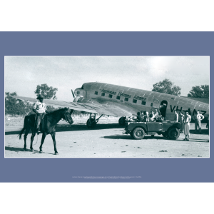 Australian National Airways ANA Douglas DC-3 Outback Art Print