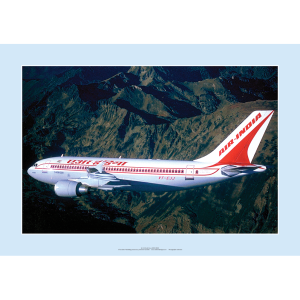 Air-India Airbus A310-304 Art Print