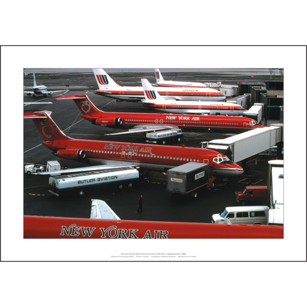 New York La Guardia Airport 1983 Art Print