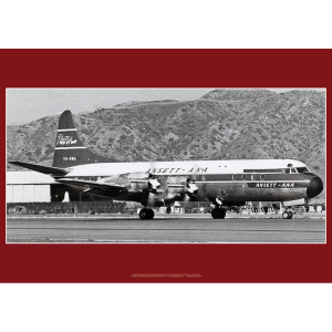Ansett-ANA Lockheed L.188 Electra Art Print