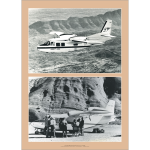 Ansett-ANA Piaggio P.166 Uluru-Alice Springs Art Print