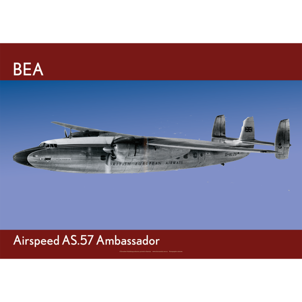 BEA Airspeed AS.57 Ambassador Art Print