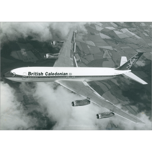 British Caledonian Airways Boeing 707-373C Art Print