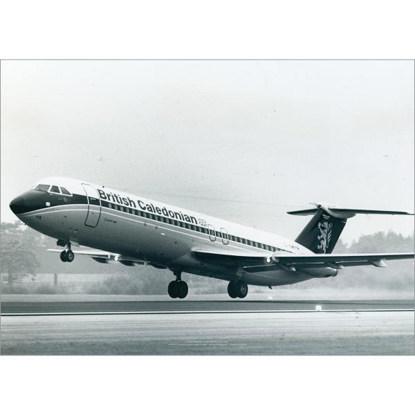 British Caledonian Airways BAC One Eleven-500 Art Print