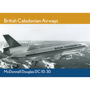 British Caledonian McDonnell Douglas DC-10-30 Art Print