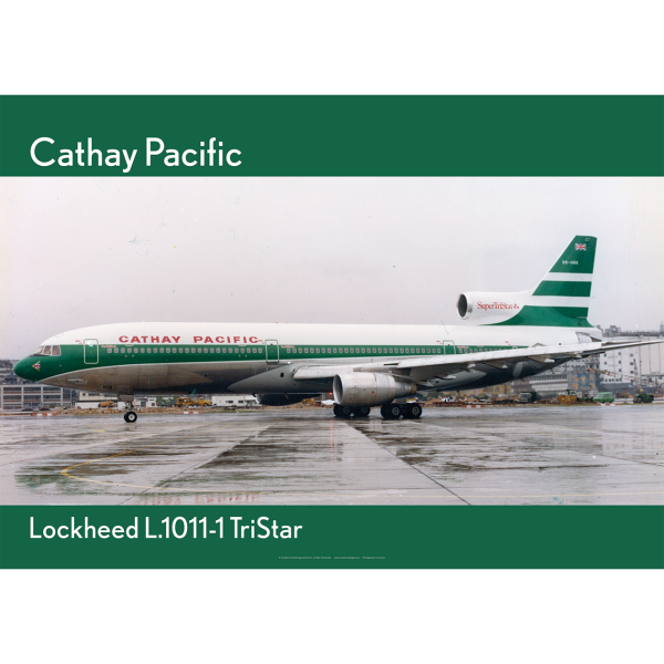 Cathay Pacific Lockheed L.1011-1 TriStar Art Print