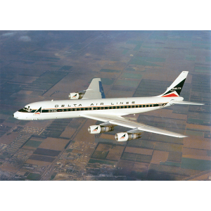 Delta Air Lines Douglas DC-8-51 Art Print