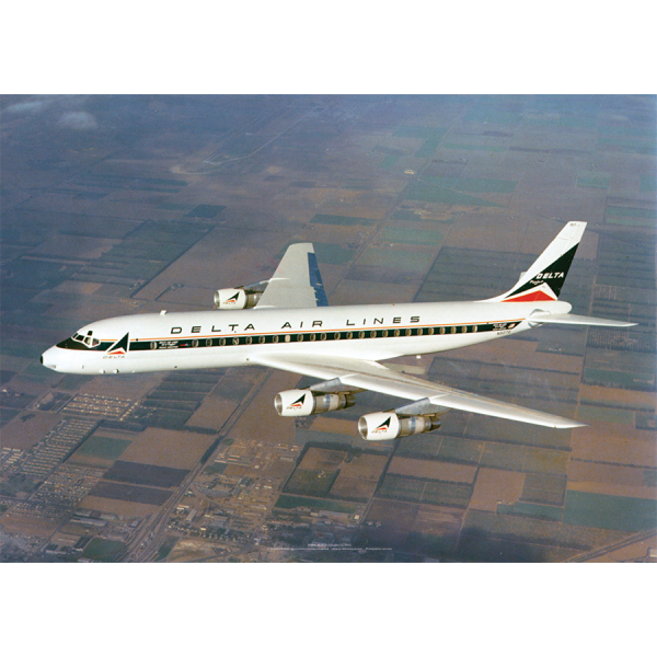 Delta Air Lines Douglas DC-8-51 Art Print