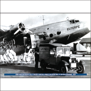 Imperial Airways Armstrong Whitworth AW.27 Ensign Art Print