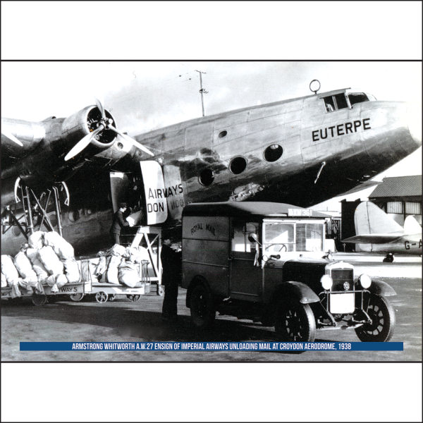 Imperial Airways Armstrong Whitworth AW.27 Ensign Art Print