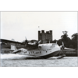 Imperial Airways Short S.23 Empire Flying Boat River Medway Art Print