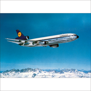 Lufthansa McDonnell Douglas DC-10-30 Aerial Art Print