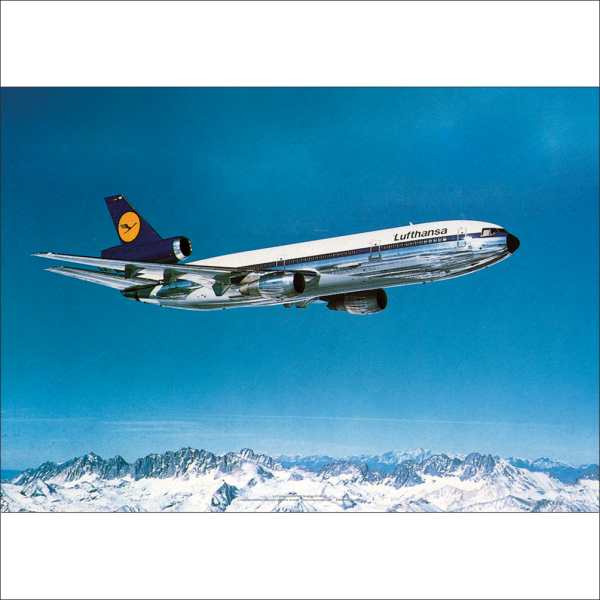 Lufthansa McDonnell Douglas DC-10-30 Aerial Art Print