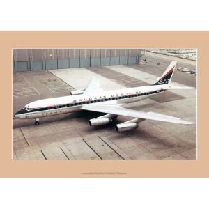 Douglas DC-8 Super 62 Rollout April 1967 Art Print