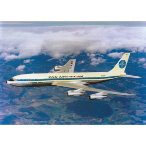 Pan Am Boeing 707-321C Aerial Art Print