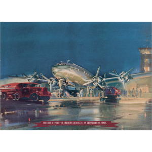 Shannon Airport 1940s Pan American L.49 Constellation Art Print