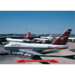 Qantas Boeing 747-38SP departing Sydney