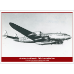 Qantas Lockheed L.749 Constellation Aerial Speedpak Art Print