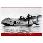 Qantas Short Empire Flying Boat at Broadwater, Southport Art Print