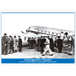 TAA Inaugural Service Arrives Sydney 9 September 1946 Art Print