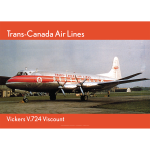 TCA Trans-Canada Airlines Vickers V.724 Viscount Art Print