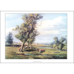 Louis Buvelot 'Yarra Valley, Melbourne' Art Print 1866