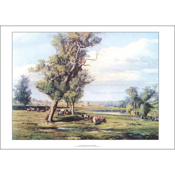 Louis Buvelot 'Yarra Valley, Melbourne' Art Print 1866