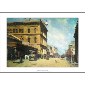 Jacques Carabain 'George Street, Sydney' Art Print 1889