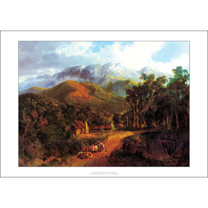 Nicholas Chevalier 'Buffalo Ranges' Art Print 1864