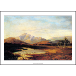 Nicholas Chevalier 'Buffalo Ranges from the west' Art Print 1862