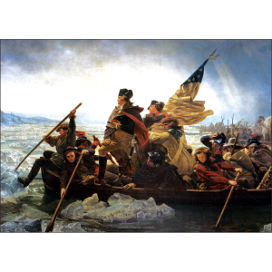 Emmanuel Gottlieb Leutze 'Washington Crossing the Delaware' - 1851 Reproduction - Multi Sizes EE