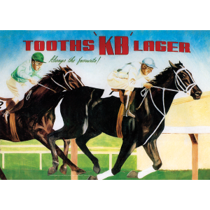 Tooth's KB Lager Always The Favourite Art Print - Horse Racing - Multi Sizes
