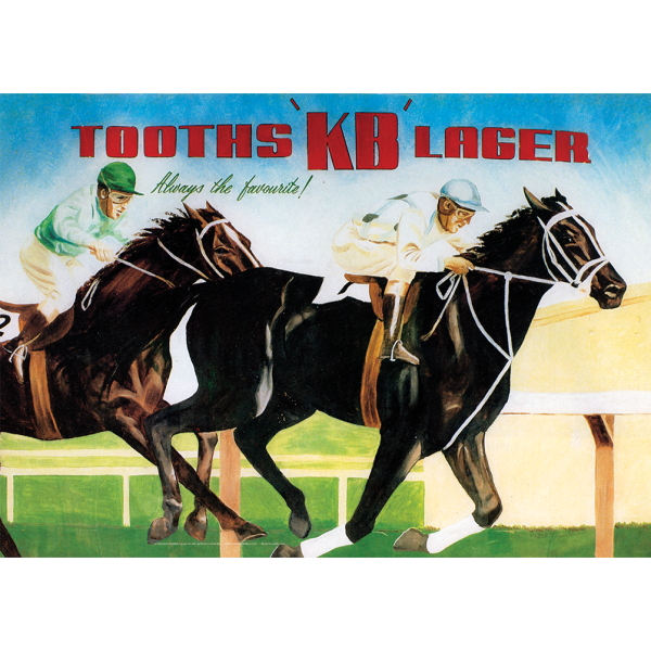 Tooth's KB Lager Always The Favourite Art Print - Horse Racing - Multi Sizes