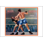 Resch's Pilsener 'Invigorating' Art Print - Boxers in Ring - Multi Sizes