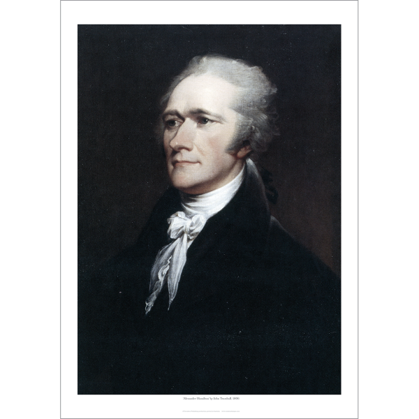 John Trumbull 'Alexander Hamilton' Art Print - Portrait 1806 Reproduction - Multi Sizes BD