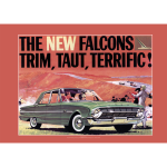 Ford Falcon XL Advertisement Art Print - Trim Taut Terrific - Multi Sizes