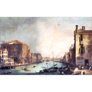 Canaletto 'Grand-Canal Looking-East From The Campo-San-Vio' 1723 Multi-Sizes EE