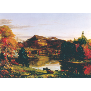 'View of Hoosac Mountain and Pontoosuc Lake Near Pittsfield, Massachusetts' 1834