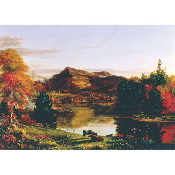 'View of Hoosac Mountain and Pontoosuc Lake Near Pittsfield, Massachusetts' 1834