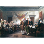 John Trumbull 'Declaration of Independence' Art Print - 1817-18 Reproduction - Multi Sizes EE