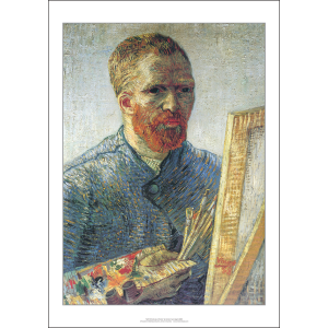 Vincent Van Gogh 'Self-Portrait As Painter' Art Print - Dutch Master 1888