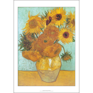 Vincent Van Gogh 'Sunflowers' Art Print - Dutch Master 1888 - Multi Sizes BD