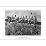 New York 1932 'Lunch Atop A Skyscraper' Art Print - RCA Building Rockefeller Center - Multi Sizes