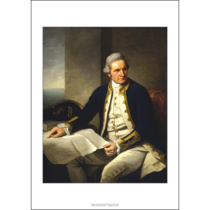 Nathaniel Dance-Holland 'Captain James Cook' Art Print - Portrait 1775 Reproduction
